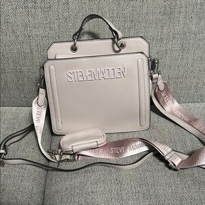 Steve Madden Taupe Crossbody Bag